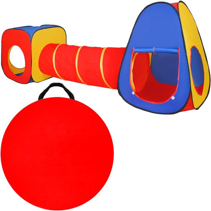 Immagine prodotto Kruzzel Tenda da gioco per bambini pop-up a 3 pezzi con tunnel
