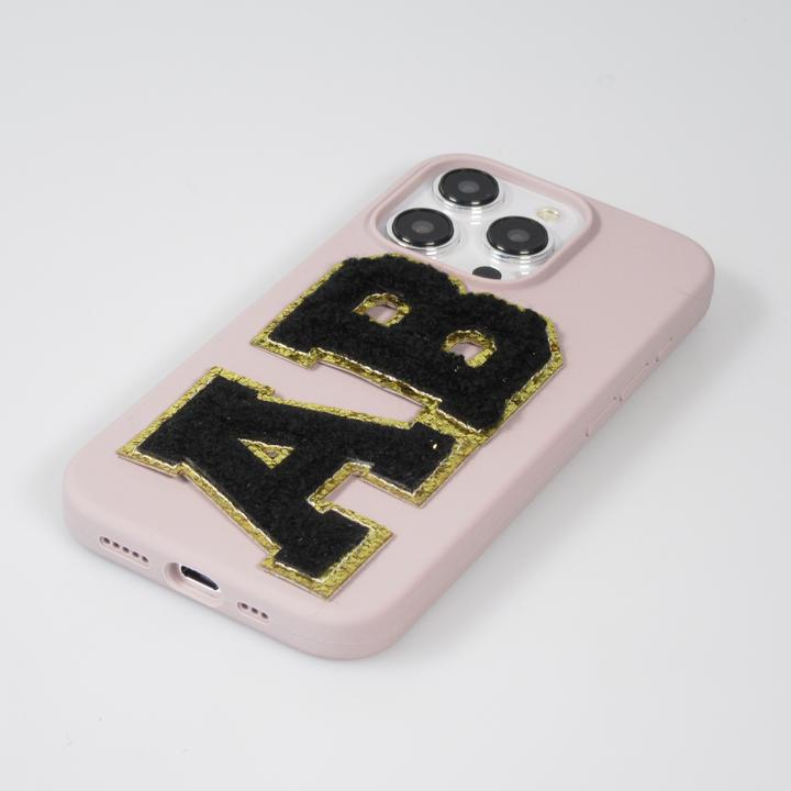Actual product image PhoneLook Autocollant sticker pour téléphone/tablette/ordinateur brodé en 3D noir Lettre H