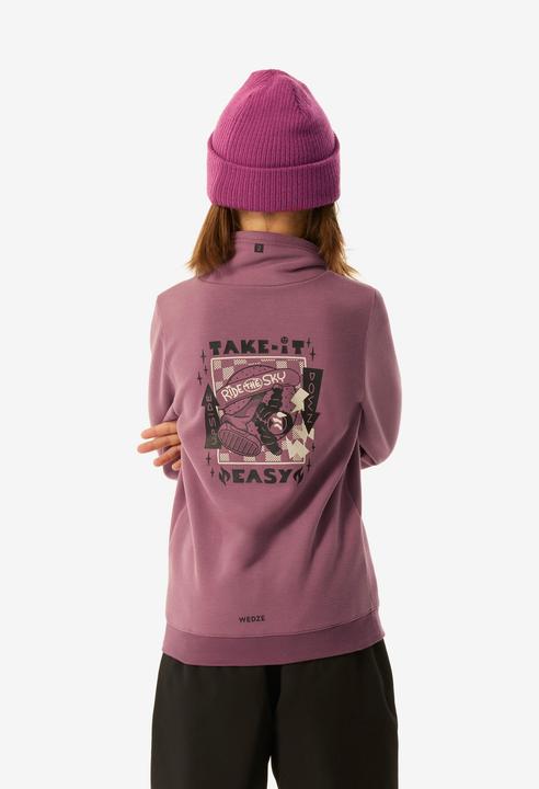 Actual product image Wedze Ski jumper kids - 100 purple (146)