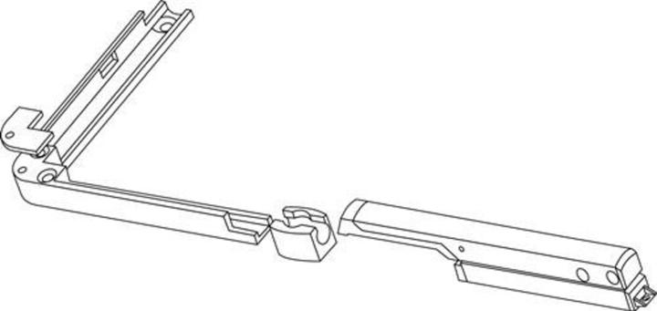 Geze Hand lever single suitable for OL 90 N / OL 95 (1 pcs.)