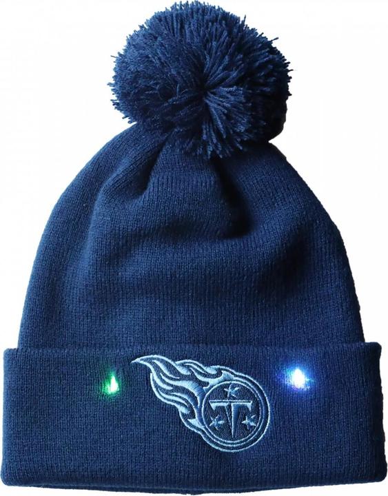 Produktbild Foco Tennessee Titans - NFL - Pudelmütze (Beanie) mit blinkenden LEDs - Navy Blau