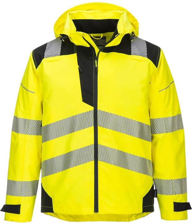 Actual product image Portwest Mens PW3 Extreme Hi-Vis Waterproof Jacket (4XL)