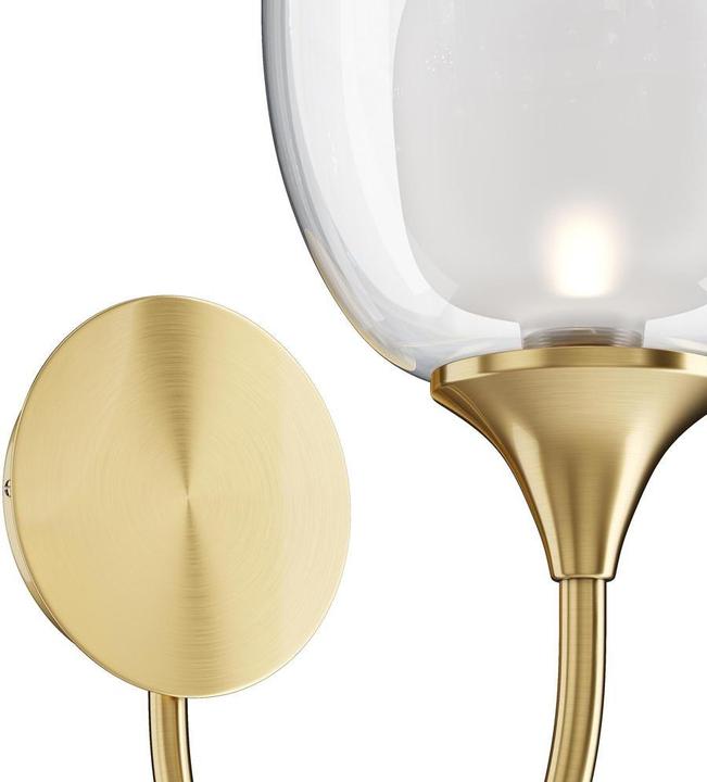 Actual product image Maytoni Aura Wall Lamp, Wall Lamp E14 Brass (E14)