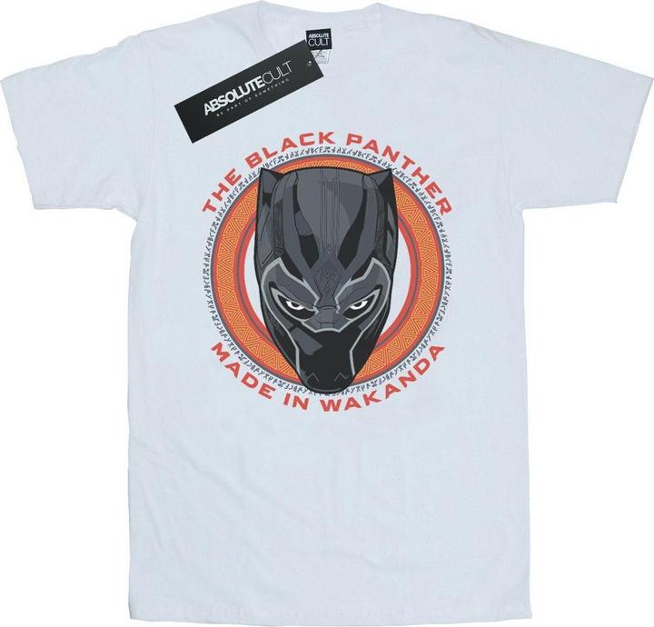 Black Panther Made in Wakanda Rotes TShirt