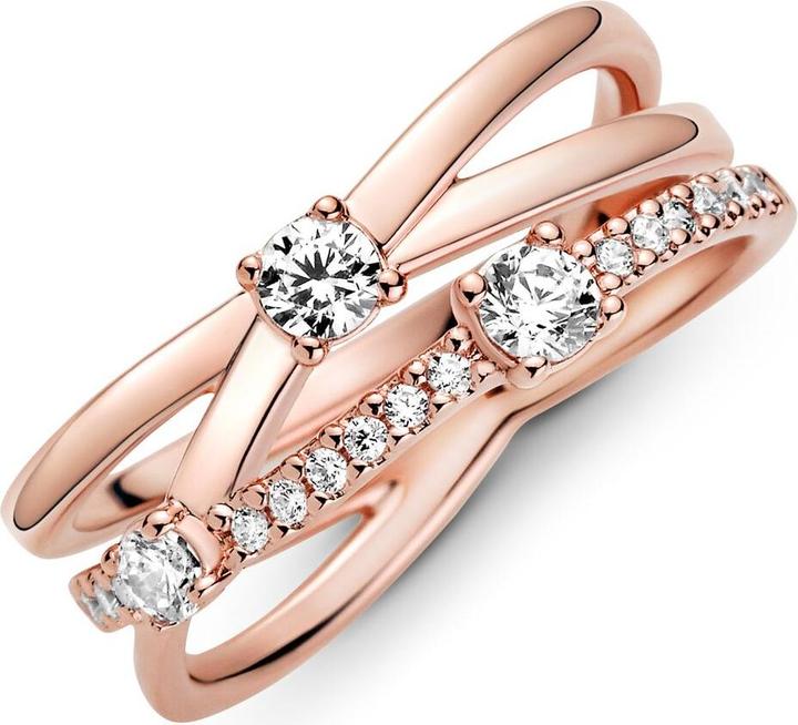 Produktbild Pandora Rose Sparkling Triple Band Ring (50)