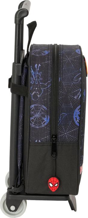 Produktbild Spiderman Schulrucksack mit Rädern Spider-Man Attack Schwarz 22 x 27 x 10 cm