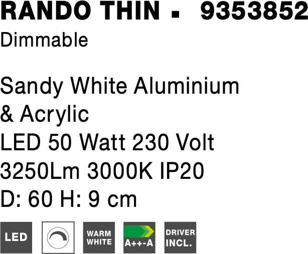 Produktbild Nova Luce Rando Thin (2864 lm)