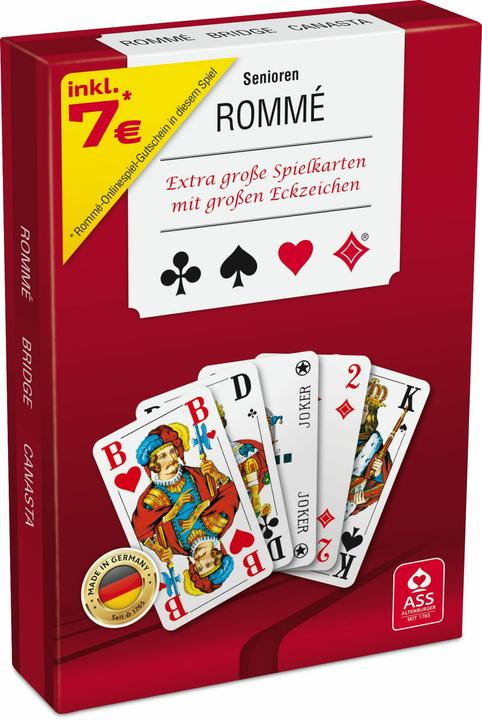 Actual product image AGM Senior rummy (German, French, Italian)