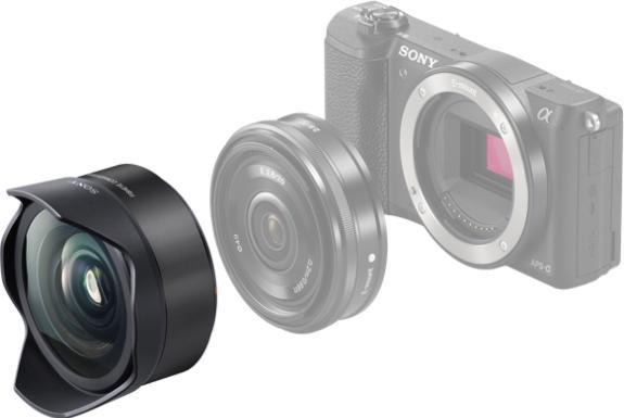 Produktbild Sony VCL-ECF2, Fischaugenobjektiv Konverter (Weitwinkelkonverter, Universell)