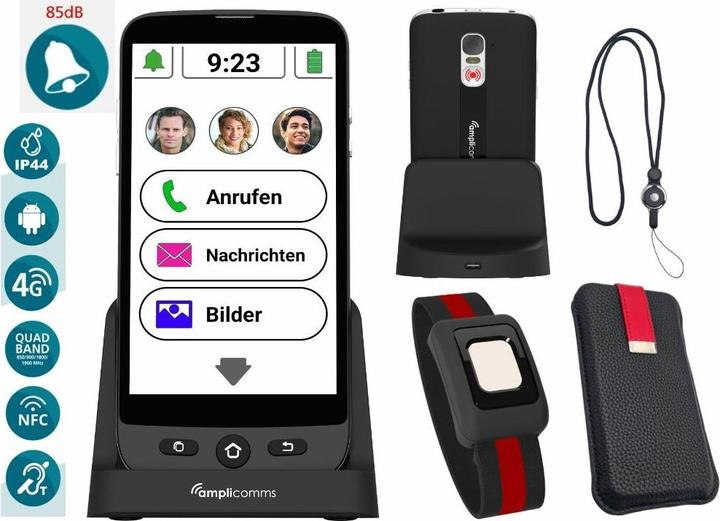 Immagine prodotto amplicom amplicomms M510-C (CG2), bundle con smartphone senior (4G)