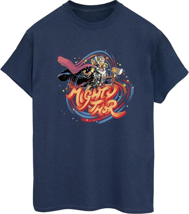 Image du produit - T-shirt THOR LOVE AND THUNDER MIGHTY THOR SWIRL - Femme (L)