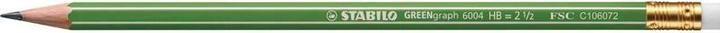 Produktbild STABILO GREENgraph Bleistift mit Radiergummi HB (2.20 mm, HB, 1 x)