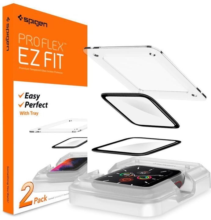 Spigen Proflex Ez Fit Hybrid Glas Auf Der Apple Watch 4