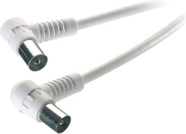 Produktbild Vivanco Koax-Winkelstecker auf Koax-Winkelkupplung (90 dB, Antennenkabel)