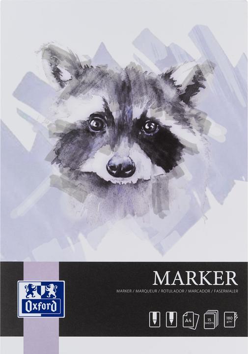 Actual product image Oxford Markerblock (A4, Plain, Soft cover)