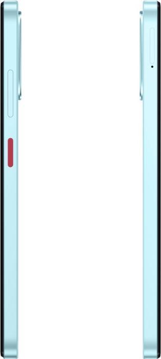 Immagine prodotto ZTE Blade A55 - Smartphone 4G - Dual SIM - RAM 4 GB / Memoria interna 64 GB - Tripla fotocamera - (64 GB, Blu acqua, 6.75", Doppia SIM, 13 Mpx, 4G)