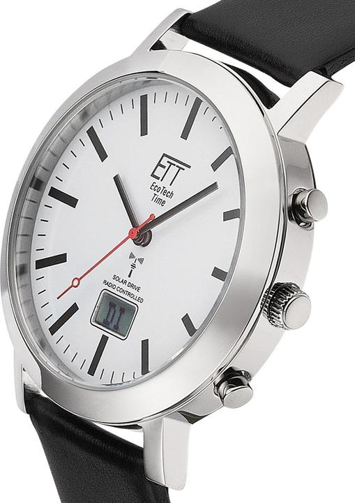 Image du produit ETT EGS-11577-11L Montre homme solaire radiopilotée 41mm 5ATM (Montre radio-pilotée, 41 mm)