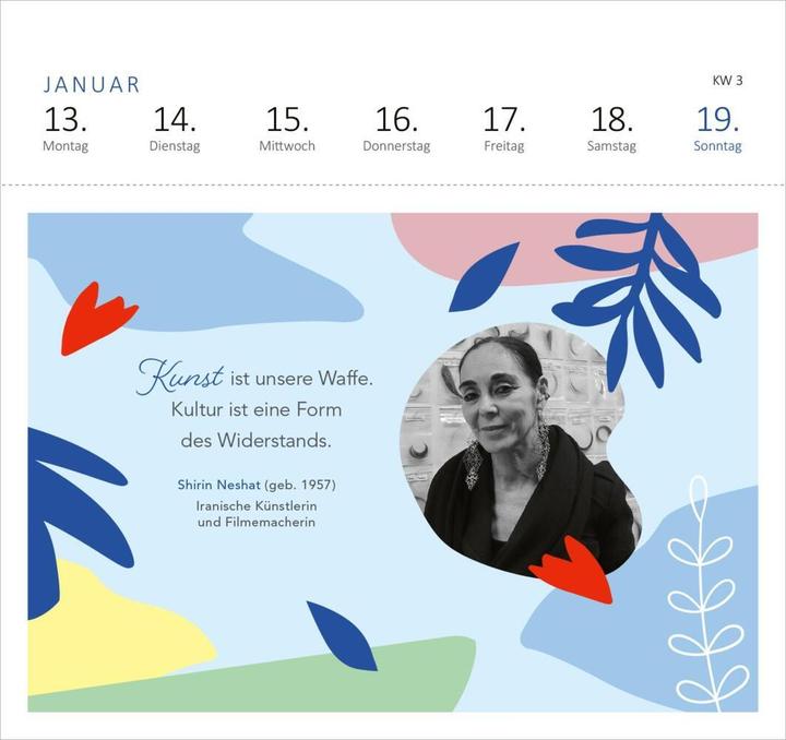 Produktbild Postk.Kalender Kluge Frauen (17 x 17 cm, Deutsch)
