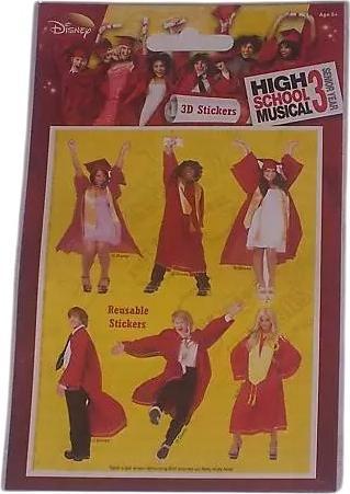 Actual product image High School Musical 3 Reusable 3D Stickers