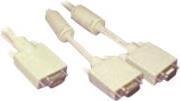 Immagine prodotto MicroConnect VGA Y-splitter 1 a 2, passivo (0.30 m, VGA)