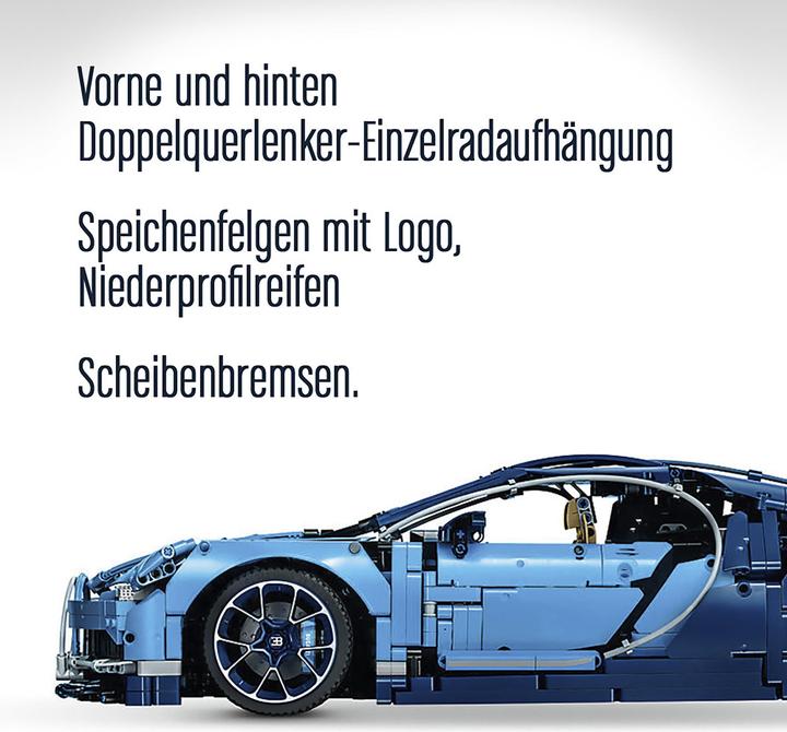Image du produit LEGO Bugatti Chiron (42083, LEGO Technic, LEGO difficiles à trouver)