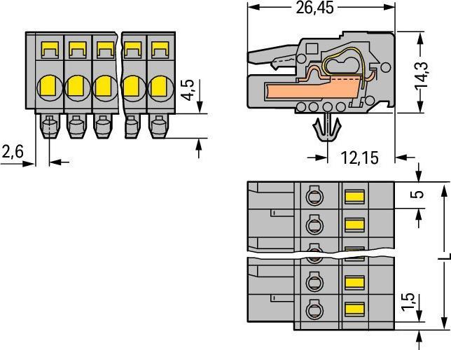 Actual product image Wago 231-118/008-000