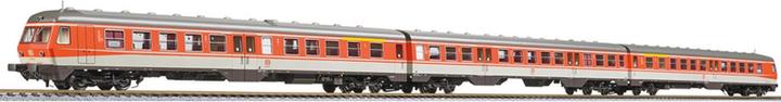 Image du produit Liliput automotrice diesel. BR 614/914 orange sanguine/gris galet 3 pièces DB Ep.IV AC (Piste H0)