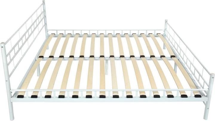 Produktbild tectake Metallbett (200 x 180 cm)