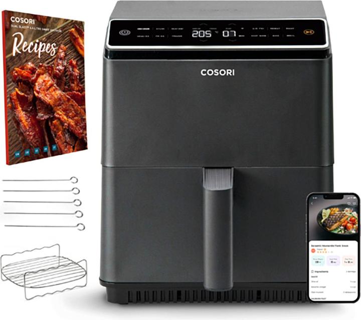 Cosori Deep fryer à air chaud Dual Blaze XXL 6.4 l, 1700 W