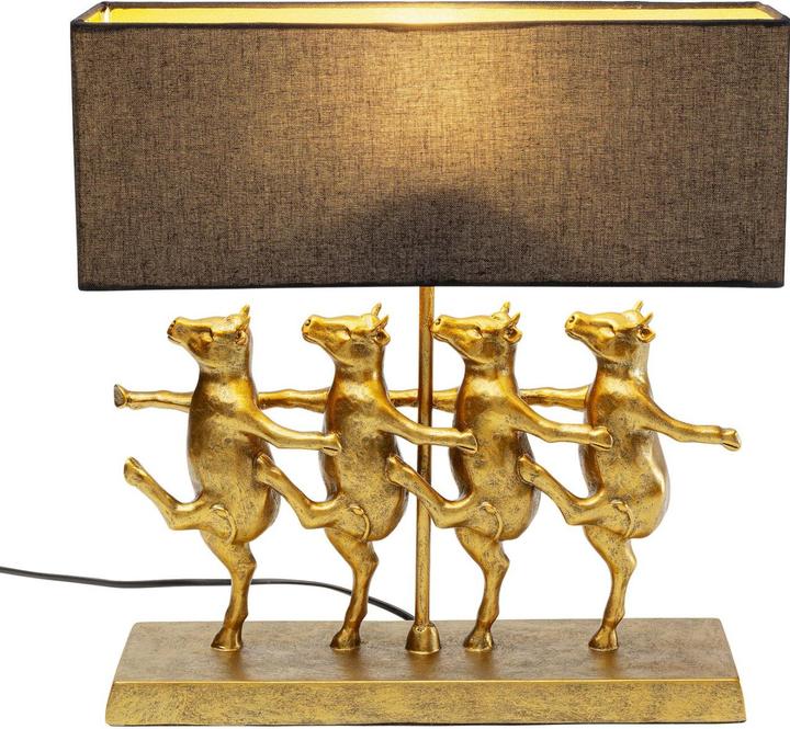 Produktbild Kare Design Tischleuchte Dancing Cows Schwarz (E27)