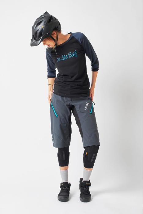 Actual product image dirtlej Trailscout Shorts Waterproof Ladies, blue/turquoise, L (L)