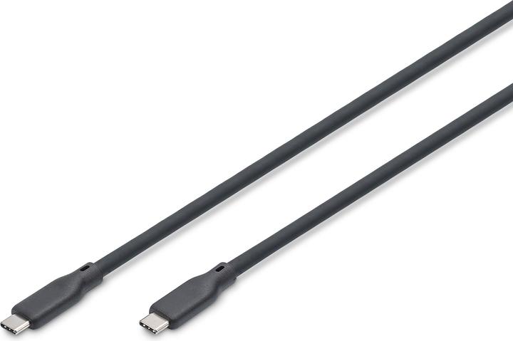 Actual product image Digitus USB silicone cable, USB 10Gbps, 0.5m, black (0.50 m, USB 3.2 Gen 2)