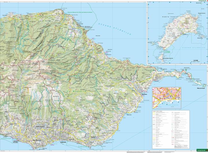 Actual product image Madeira, Hiking and Leisure Map 1:30.000, freytag & berndt