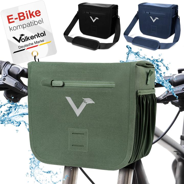 Produktbild Valkental Front Pack - Robuste & wasserdichte Lenkertasche (7 l, Lenkertasche)