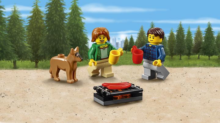 Produktbild LEGO City Van & Wohnwagen (60117, LEGO City)