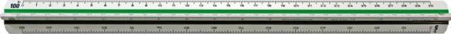Actual product image Rumold Triangular scales 150 (300 mm)