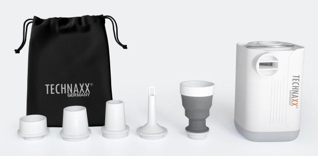 Immagine prodotto Technaxx Mini pompa ad aria ricaricabile con luce LED