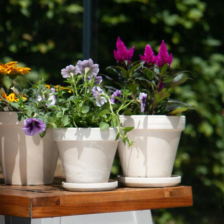 Actual product image Spang Flower pot granite 14 cm with hole