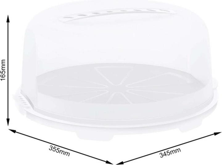 Image du produit Rotho Lot de 2 cloches à gâteaux petites et grandes FRESH