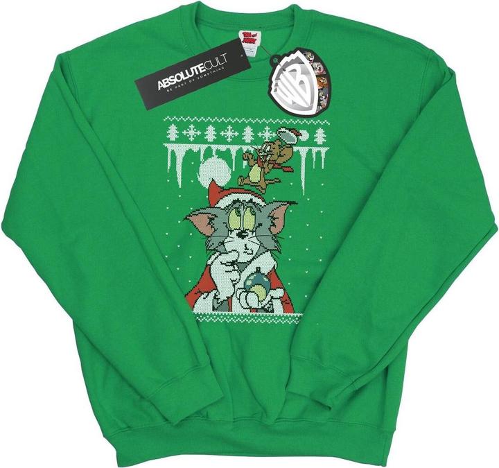 Immagine prodotto Tom & Jerry Christmas Fair Isle Felpa Uomo (S)