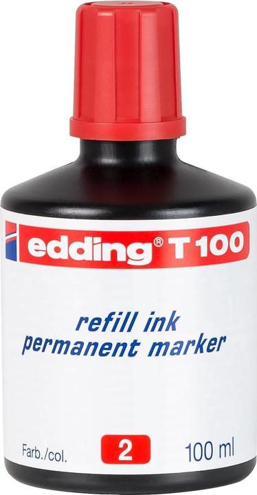 Edding Permanent Marker Tusche (Rot, 10 x)