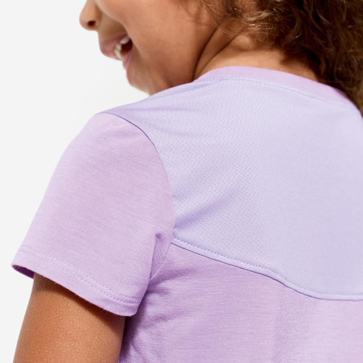 Actual product image Domyos T-Shirt Babys/Kleinkinder leicht atmungsaktiv - orange (86, 85 C)