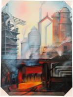 Immagine prodotto IKO Immagine a LED "Laminatoio Neunkirchen" 60x80x2,5 (60 x 80 x 2,5 cm)