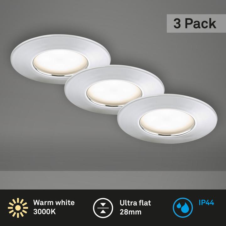 Image du produit Briloner Luminaires encastrés pour salle de bains (1200 lm)