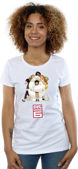 Actual product image Disney Womens/Ladies Big Hero 6 Baymax Hug Cotton T-Shirt (XXL)