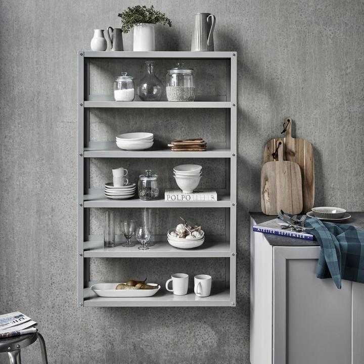 Actual product image House Doctor Shelf, HDUse, light grey (80 x 22 x 128 cm)