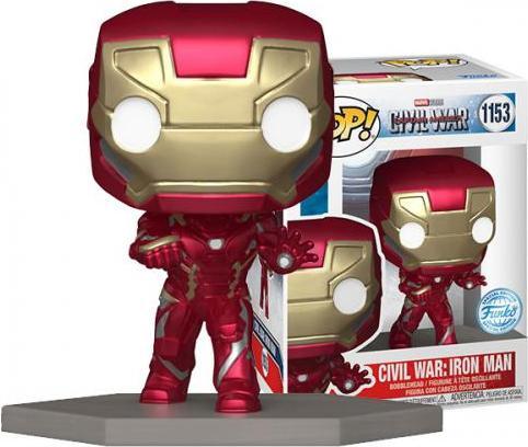 Produktbild Funko POP! Marvel: Civil War Build A Scene - Iron Man - Captain America 3 - Amazon Exclusive - Colle