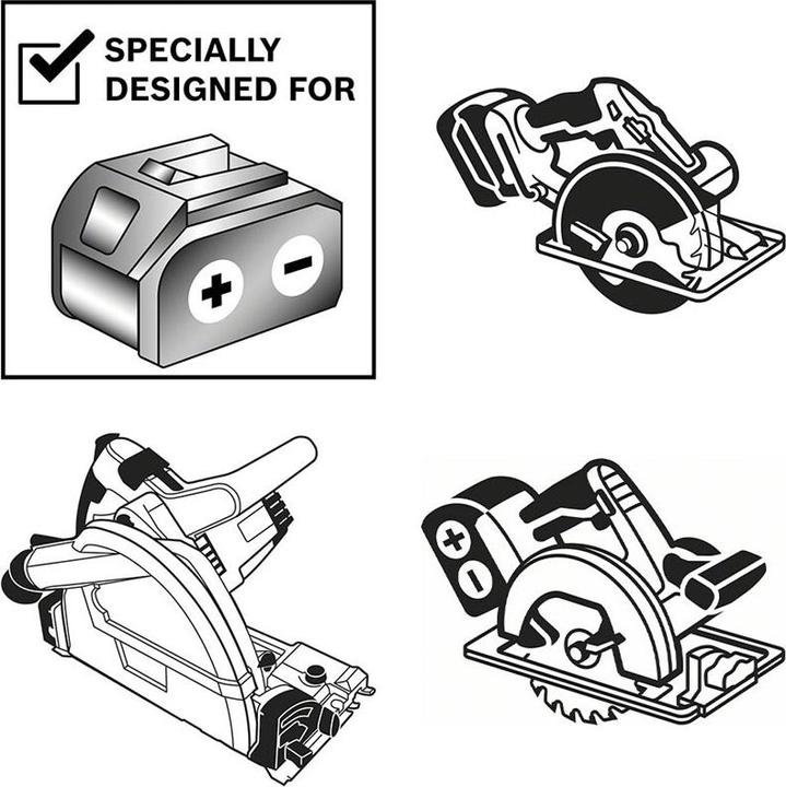 Immagine prodotto Bosch Professional Zubehör Lama per sega circolare a batteria Expert for Wood, 165 x 1,5/1 x 20, 48 denti