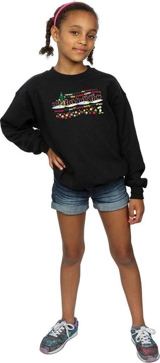 Produktbild Elf Candy Cane Forest Sweatshirt Mädchen (152, 158)