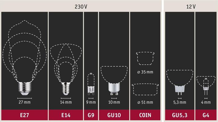 Image du produit Paulmann Lampe à goutte (E14, 5.90 W, 806 lm, 1 x, D)